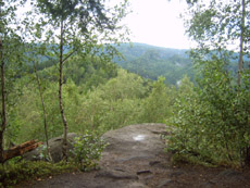 Der kleine Aussichtspunkt auf dem Kleinen Pohlshorn